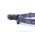 Επαναφορτιζόμενη λυχνία LED 3 * Clip On Hat Cap Head